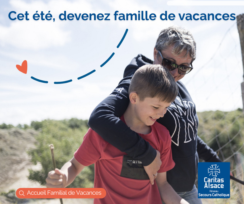 Caritas Alsace - Devenez famille de vacances