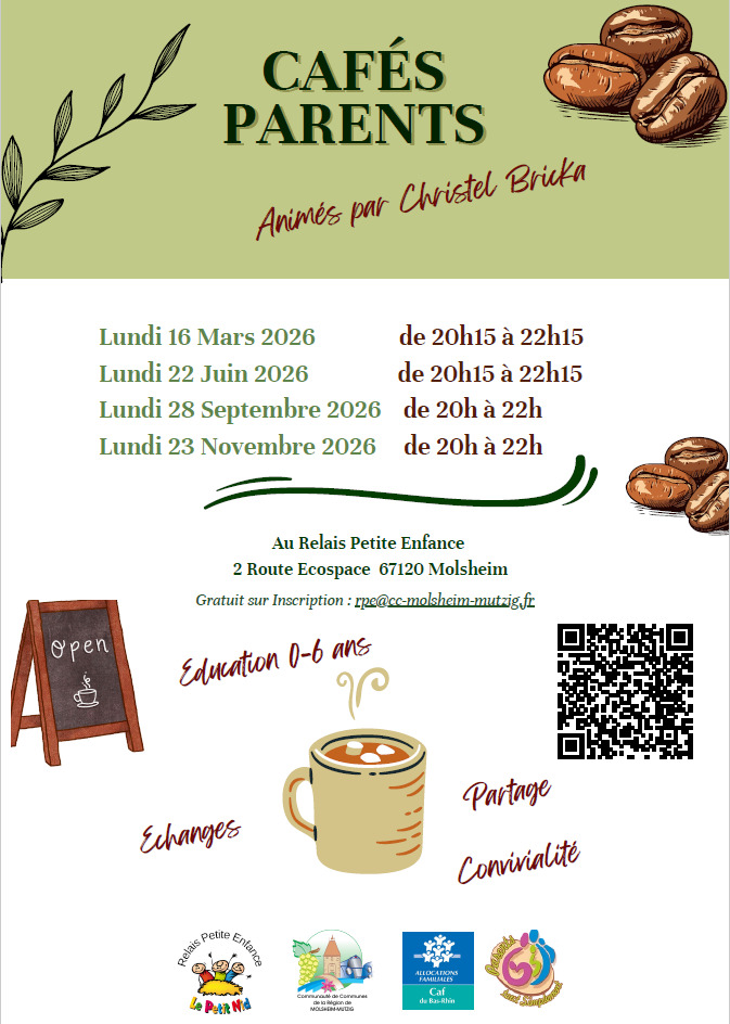 Cafés Parents animés par Christel BRICKA