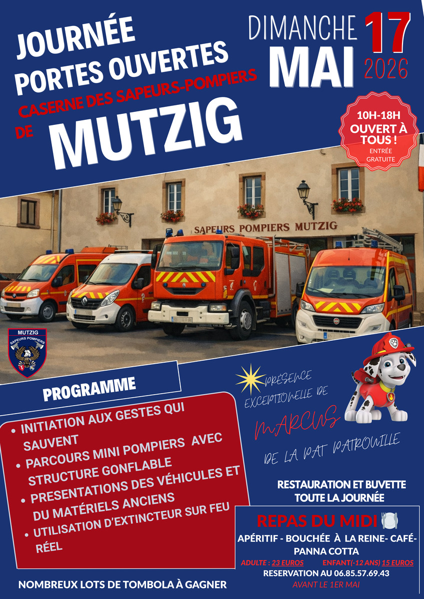 Porte-ouvertes de la Caserne des Sapeurs-pompiers de Mutzig