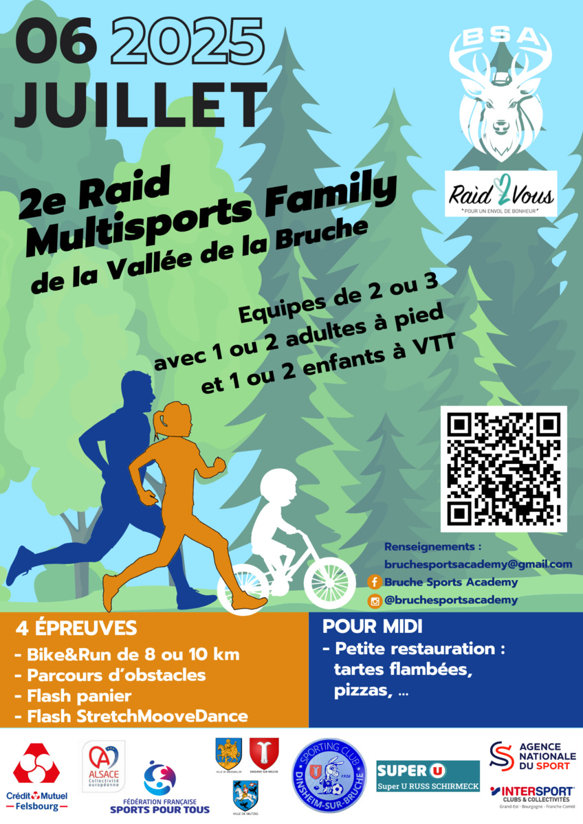 Raid Multisport family en duo ou trio 