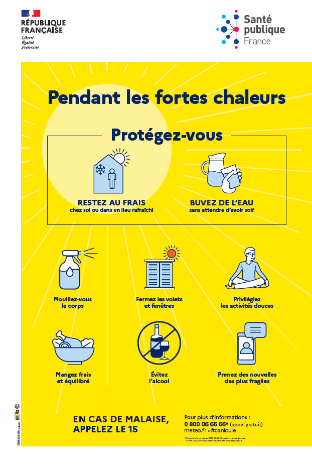 Canicule : la Commune réactive le Plan Prévention Canicule