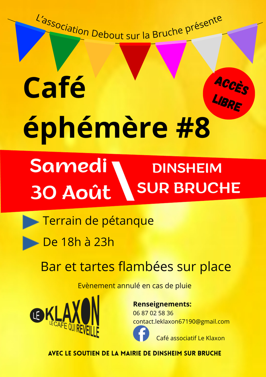 Café éphémère #8 
