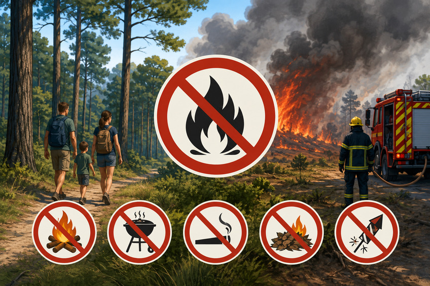 Arrêté préfectoral relatif à la prévention des incendies de forêt dans le Bas-Rhin
