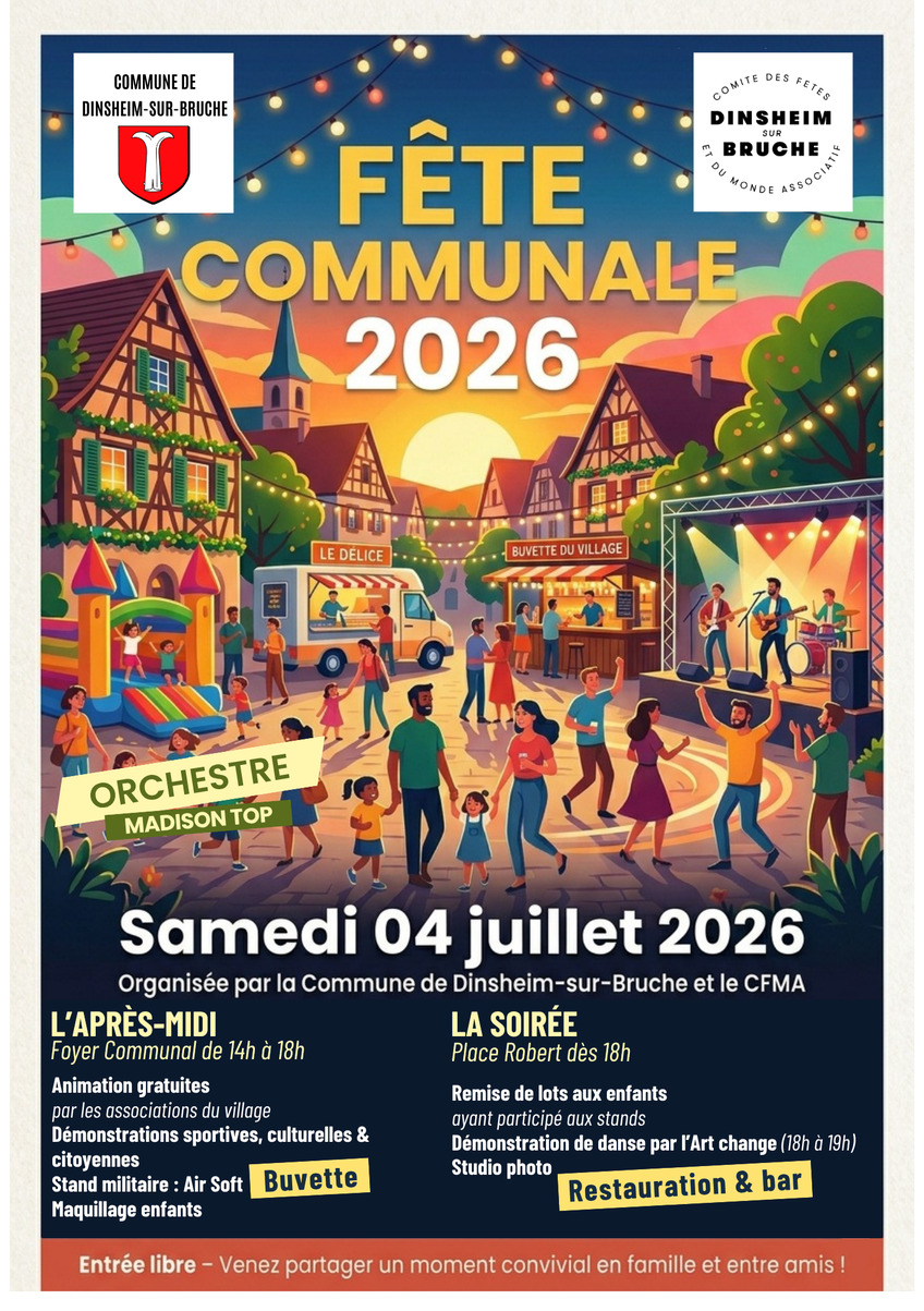 Fête communale à Dinsheim-sur-Bruche