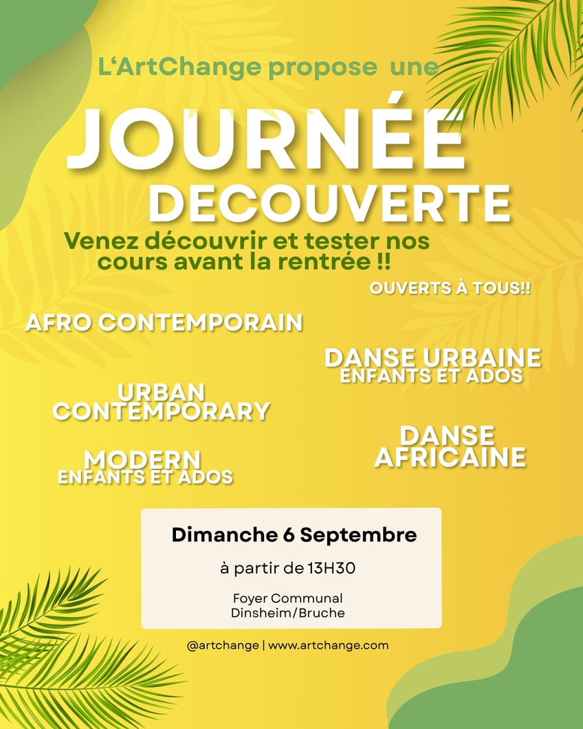 Une journée découverte pour danser, tester et se faire plaisir !