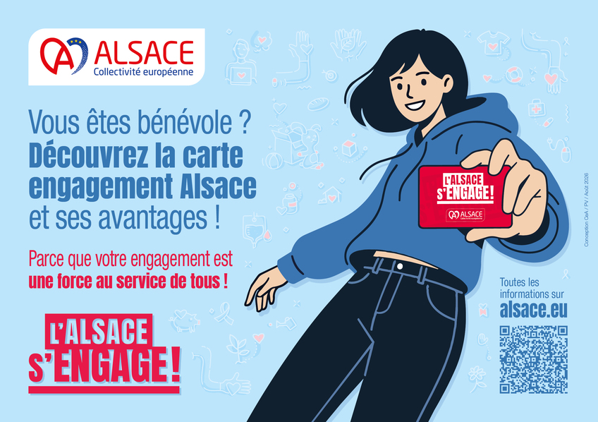 Bénévoles : découvrez la Carte Engagement Alsace !